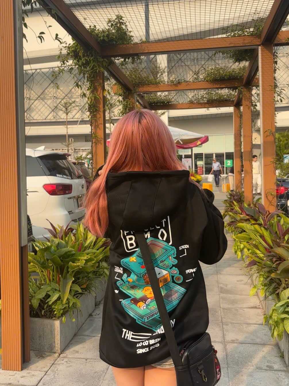 Áo Hoodie Local Brand:THERUNAWAY® Adventure Time: BMO Hoodie Nỉ Bông cho Nam/ Nữ - Ảnh 5