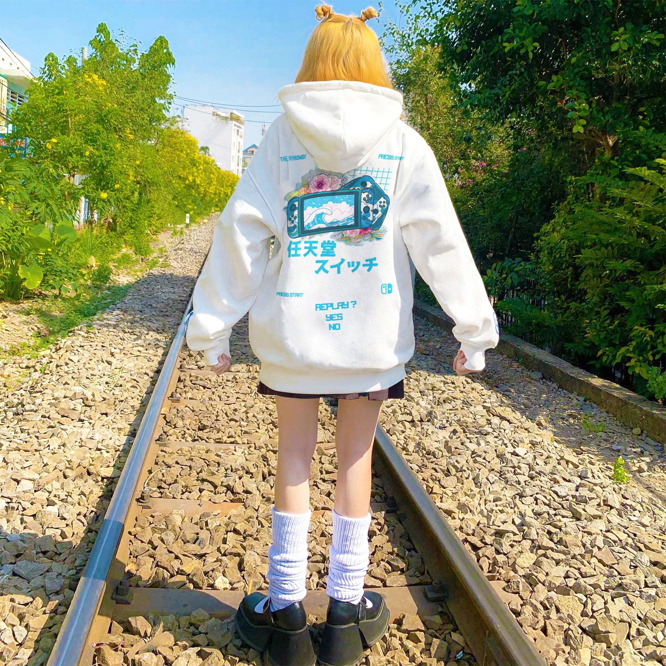 Áo Hoodie Local Brand: Nintendo Switch by The Runaway Nỉ Bông cho Nam/ Nữ - Ảnh 6