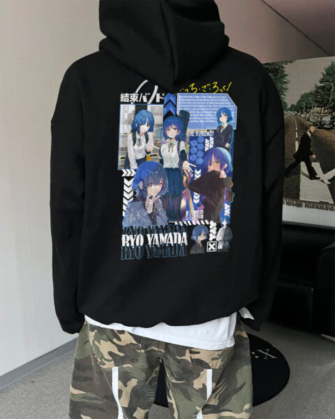 Áo Hoodie Bocchi The Rock: Ryo Yamada Maximum Nam / Nữ by The Runaway - Ảnh 7