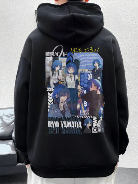 Áo Hoodie Bocchi The Rock: Ryo Yamada Maximum Nam / Nữ by The Runaway - Ảnh 5