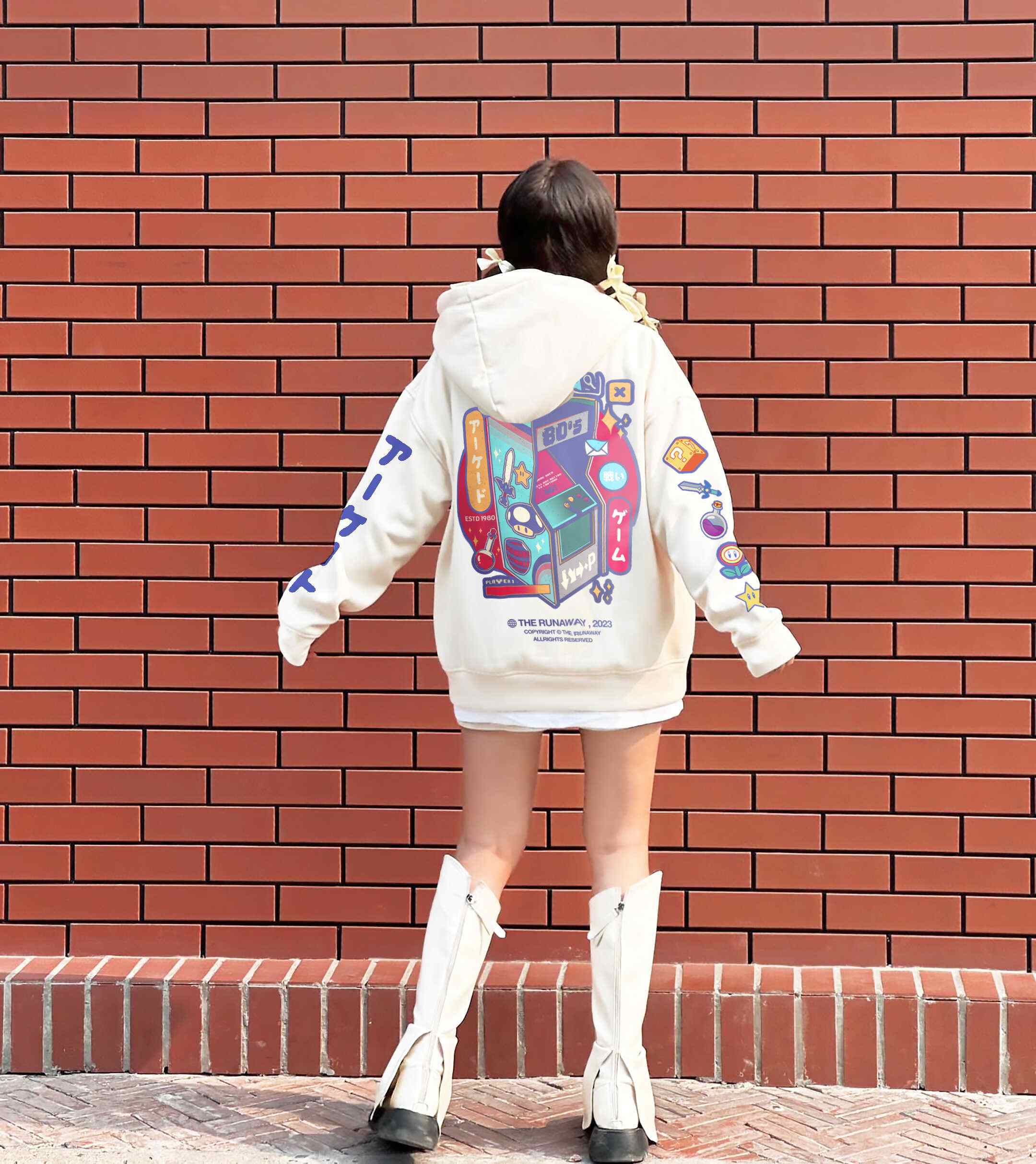 Áo Hoodie Local Brand: Arcade Game by The Runaway Nỉ Bông cho Nam/ Nữ - Ảnh 10
