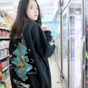 Áo Sweater Local Brand THERUNAWAY® Adventure Time: BMO SWEATER - Ảnh 4