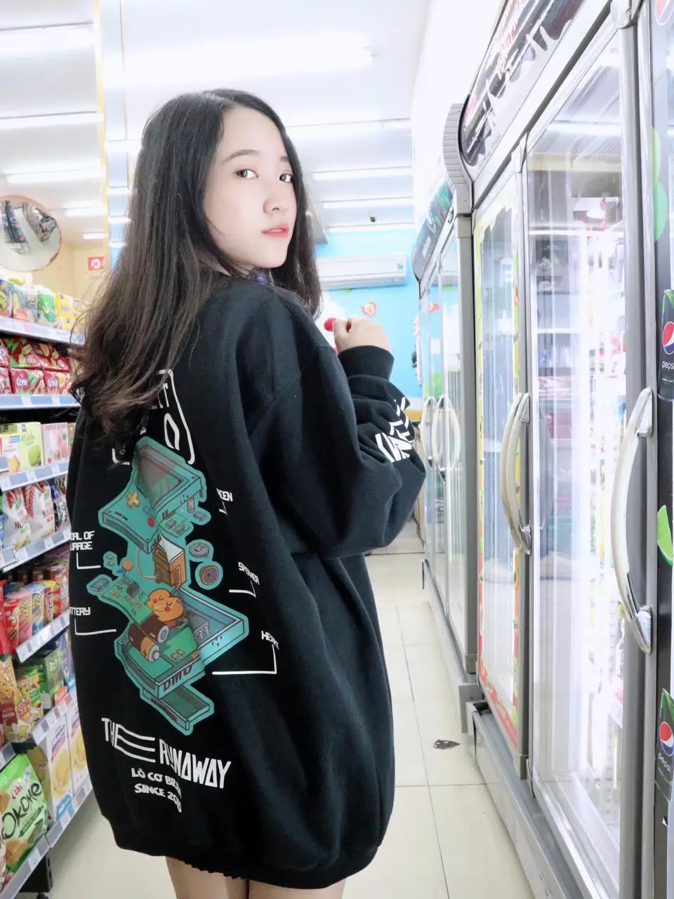 Áo Sweater Local Brand THERUNAWAY® Adventure Time: BMO SWEATER - Ảnh 4