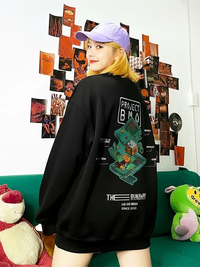 Áo Sweater Local Brand THERUNAWAY® Adventure Time: BMO SWEATER - Ảnh 3