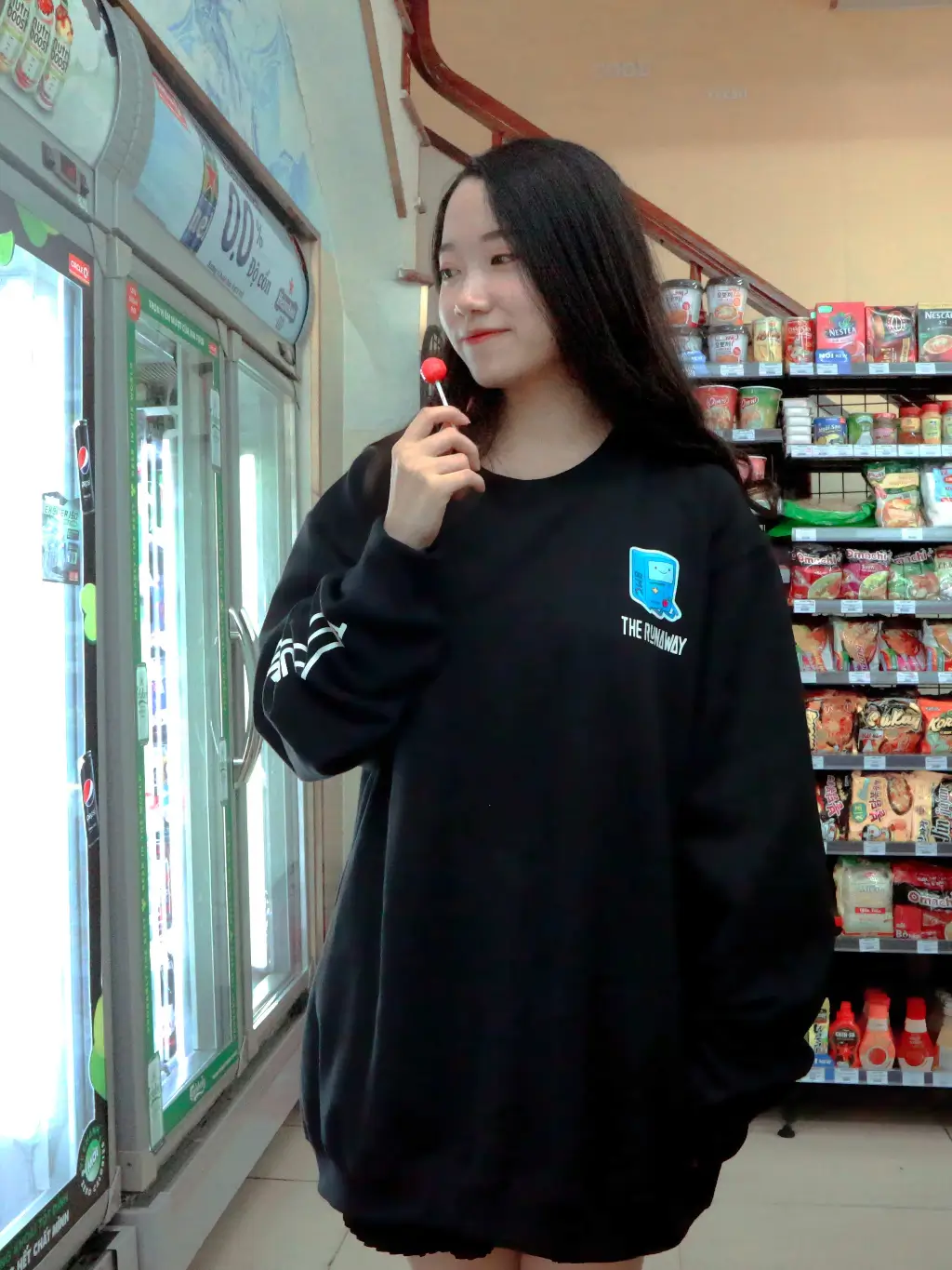 Áo Sweater Local Brand THERUNAWAY® Adventure Time: BMO SWEATER - Ảnh 5