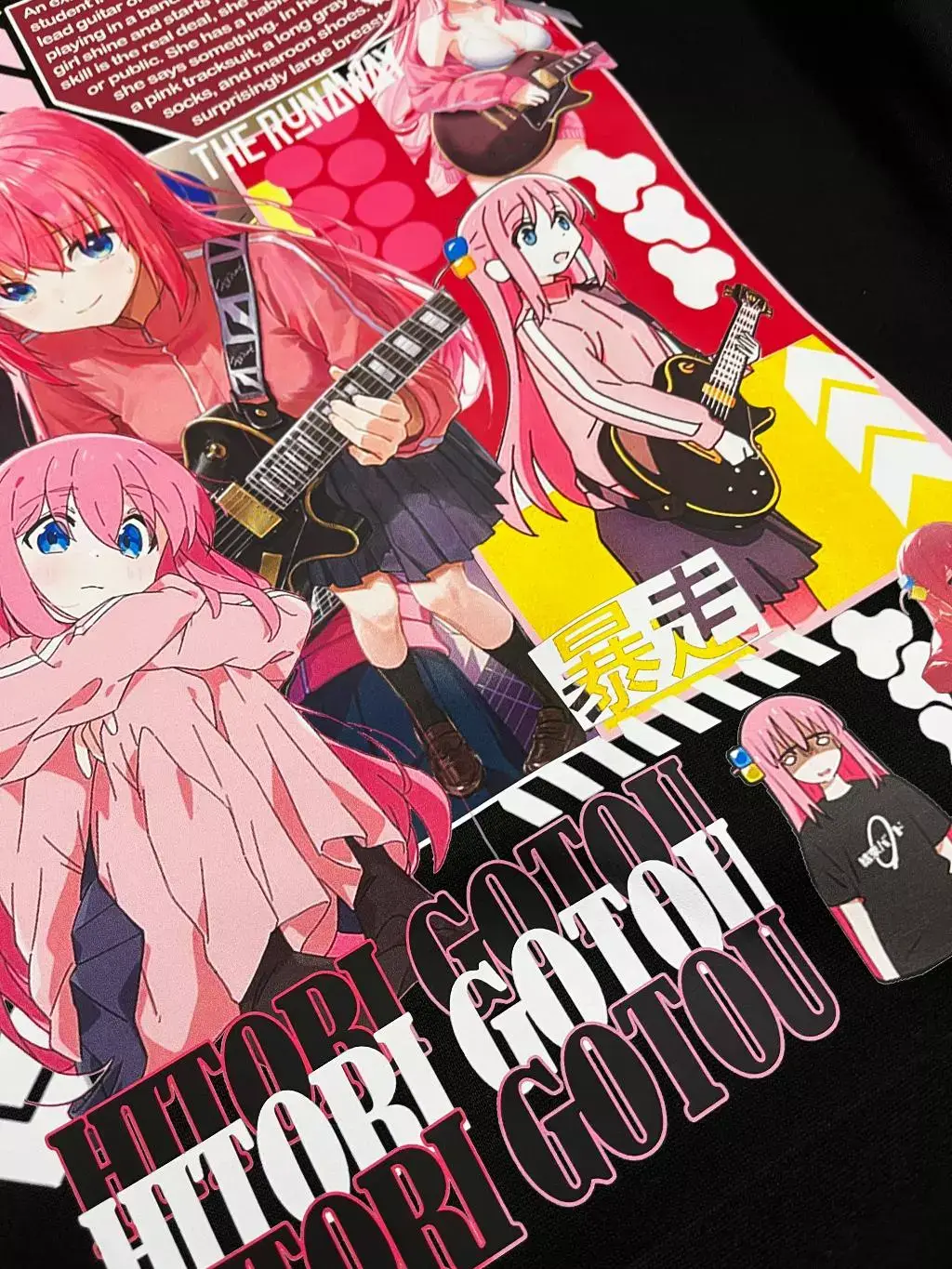 Áo phông Bocchi The Rock: Hitori Gotou Maximum Cotton 100% Nam / Nữ by The Runaway - Ảnh 6