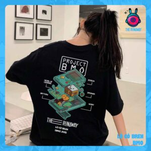 Áo phông Local Brand THERUNAWAY® Adventure Time: BMO Cotton 100%