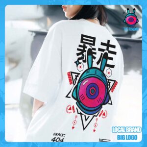 Áo phông Local Brand: THERUNAWAY® Big Logo Coton 100% cho Nam/ Nữ