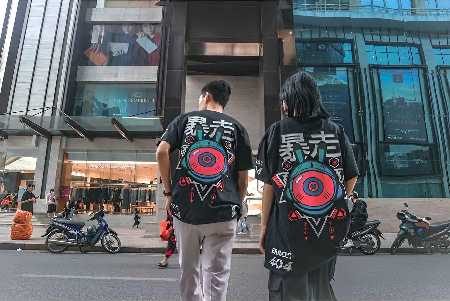 Áo phông Local Brand: THERUNAWAY® Big Logo Coton 100% cho Nam/ Nữ - Ảnh 7
