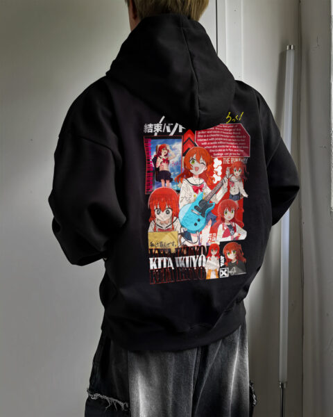 Áo Hoodie Bocchi The Rock: Kita Ikuyo Maximum Nam / Nữ by The Runaway - Ảnh 4