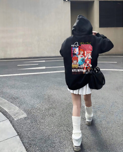 Áo Hoodie Bocchi The Rock: Kita Ikuyo Maximum Nam / Nữ by The Runaway - Ảnh 2