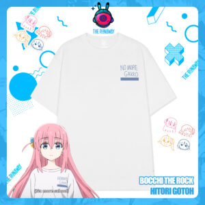 Áo phông Bocchi The Rock Collection Cotton 100% cho Nam / Nữ by The Runaway