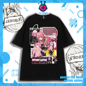 Áo phông Bocchi The Rock: Hitori Gotou Maximum Cotton 100% Nam / Nữ by The Runaway