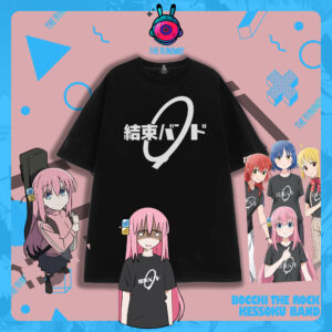 Áo phông Bocchi The Rock Kessoku Band Cotton 100% cho Nam/ Nữ by The Runaway