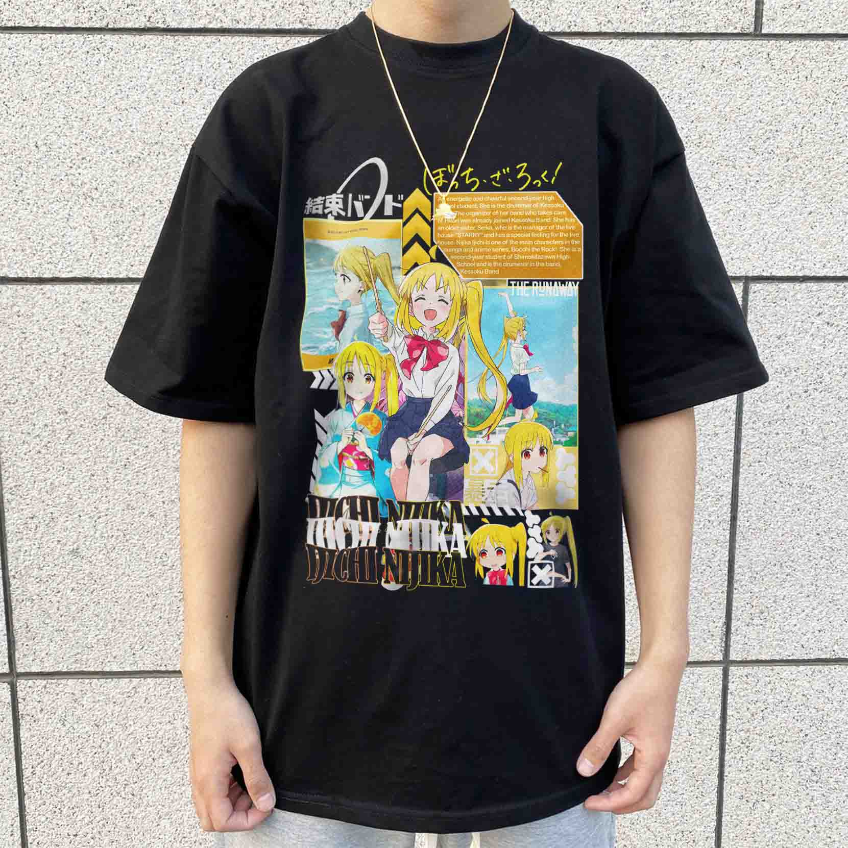 Áo phông Bocchi The Rock: Ichiji Nijika Maximum Cotton 100% Nam / Nữ by The Runaway - Ảnh 2