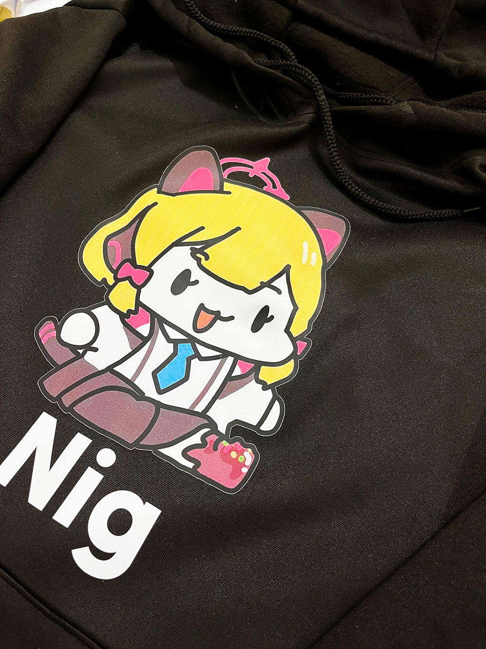Áo Hoodie meme Blue Archive : Nig & ga cotton 100% cho Nam / Nữ by The Runaway - Ảnh 6