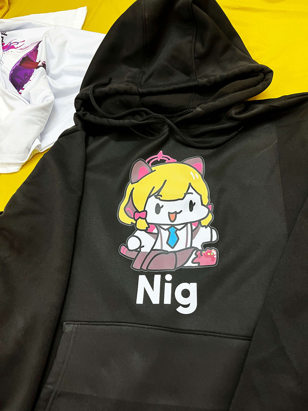 Áo Hoodie meme Blue Archive : Nig & ga cotton 100% cho Nam / Nữ by The Runaway - Ảnh 5