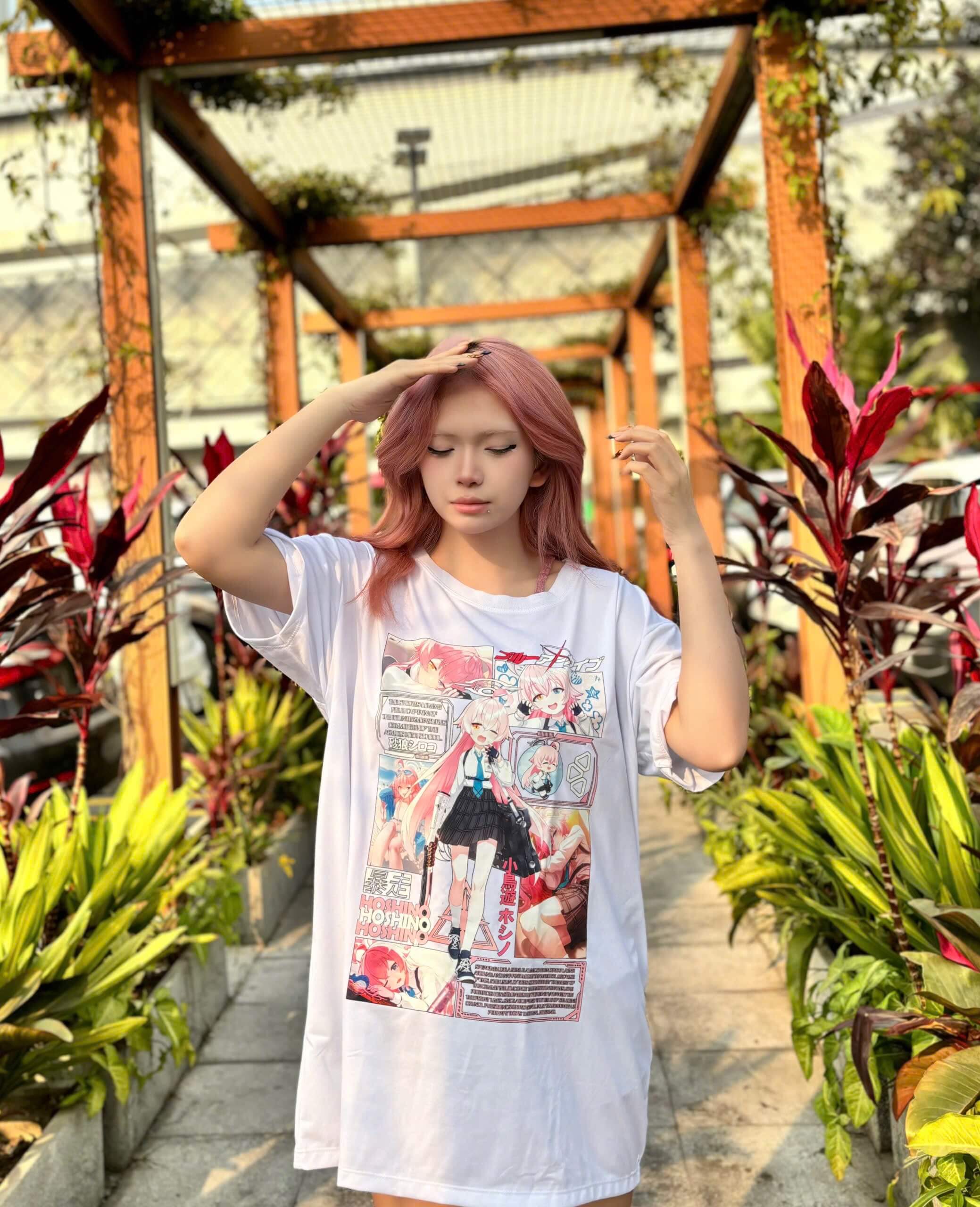 Áo phông Blue Archive : Hoshino Takanashi Maximum cotton 100% cho Nam / Nữ by The Runaway - Ảnh 7