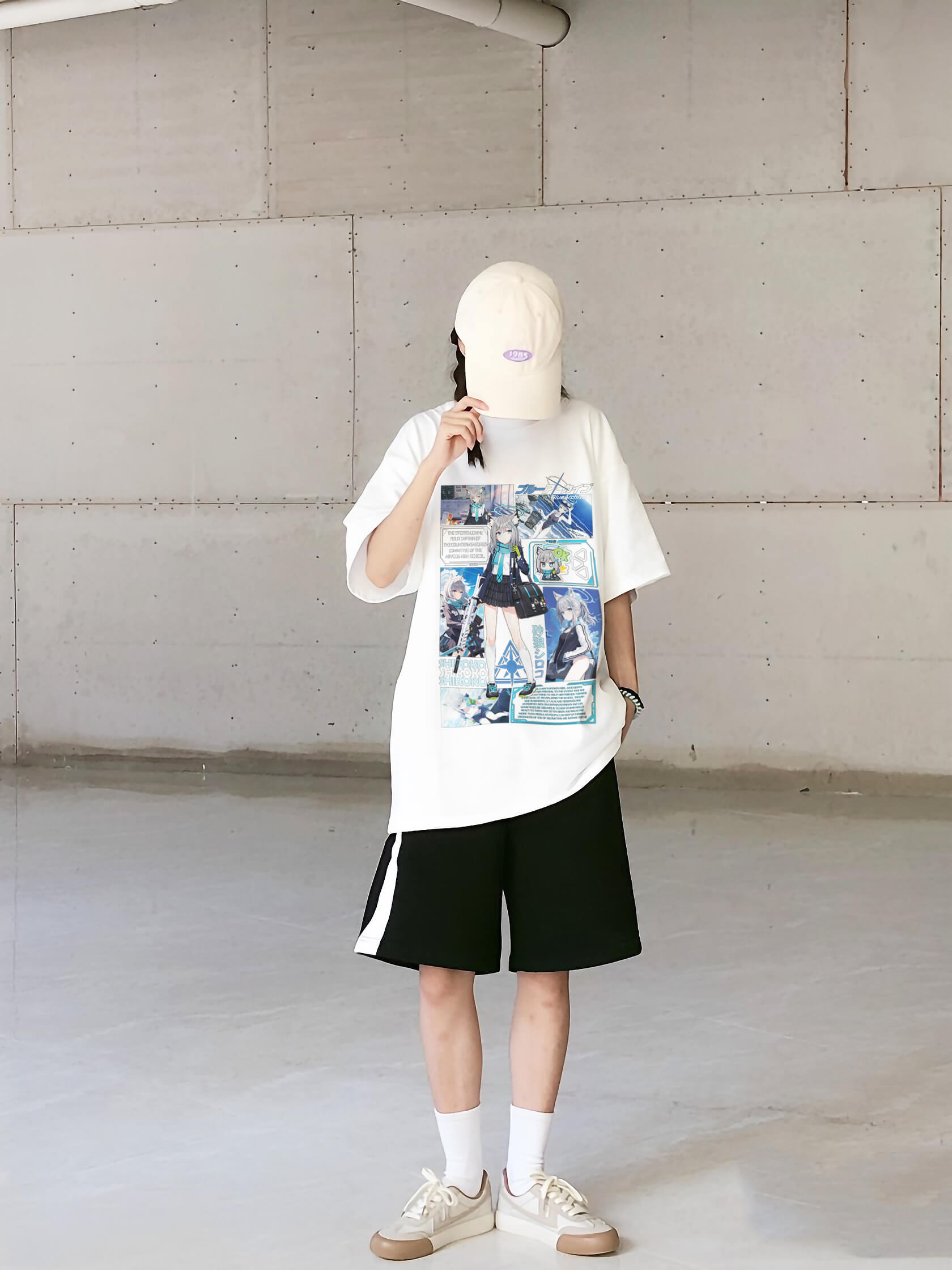 Áo phông Blue Archive : Shiroko Maximum cotton 100% cho Nam / Nữ by The Runaway - Ảnh 5