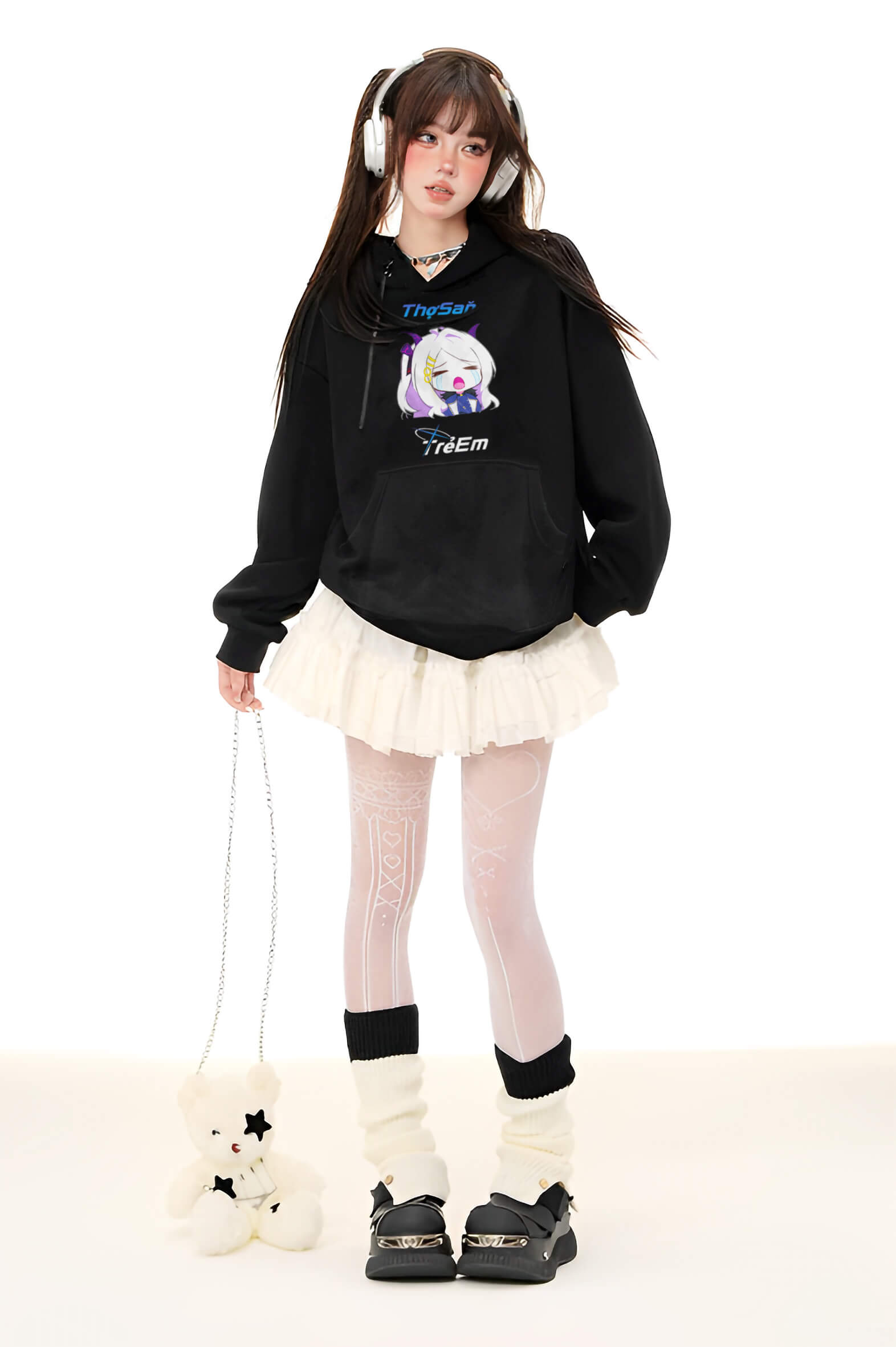 Áo Hoodie Meme Blue Archive: Thợ săn trẻ em Nỉ Bông Premium 100% cho Nam/ Nữ by The Runaway - Ảnh 3