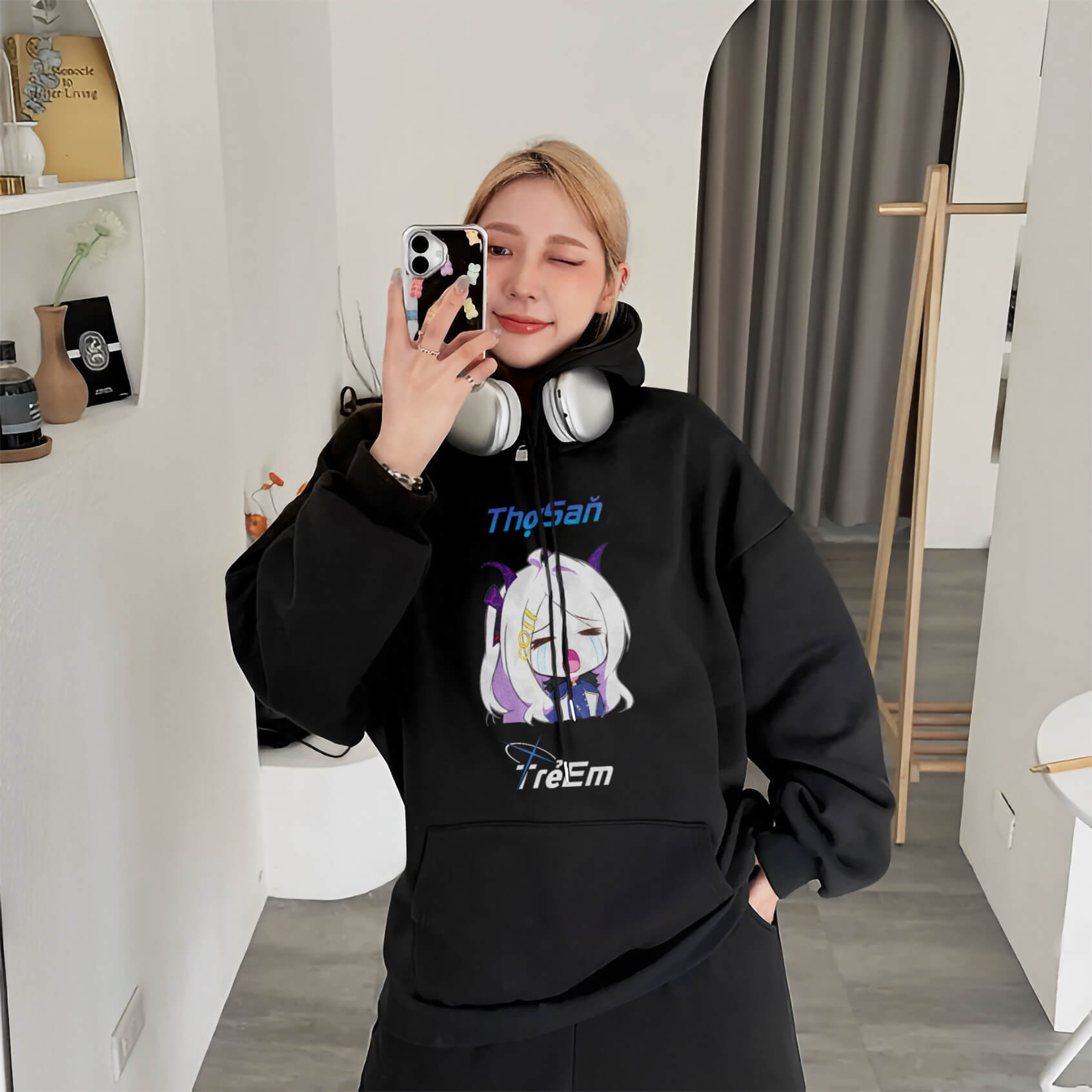 Áo Hoodie Meme Blue Archive: Thợ săn trẻ em Nỉ Bông Premium 100% cho Nam/ Nữ by The Runaway - Ảnh 5