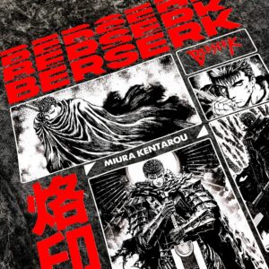 Áo phông Berserk: Guts Collection vải Cotton 100% cho Nam / Nữ form xuông by The Runaway - Ảnh 6
