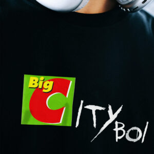 Áo phông Funny Logo: Big City Boy 100% Cotton cho nam / nữ by The Runaway - Ảnh 7