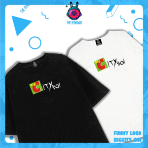 Áo phông Funny Logo: Big City Boy 100% Cotton cho nam / nữ by The Runaway - Ảnh 8