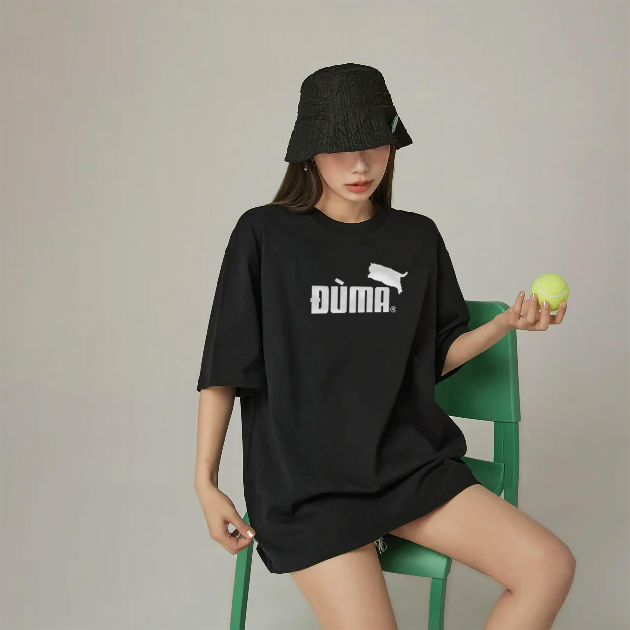 Áo phông Funny Logo: Duma Cotton 100% cho nam / nữ / unisex by The Runaway - Ảnh 5