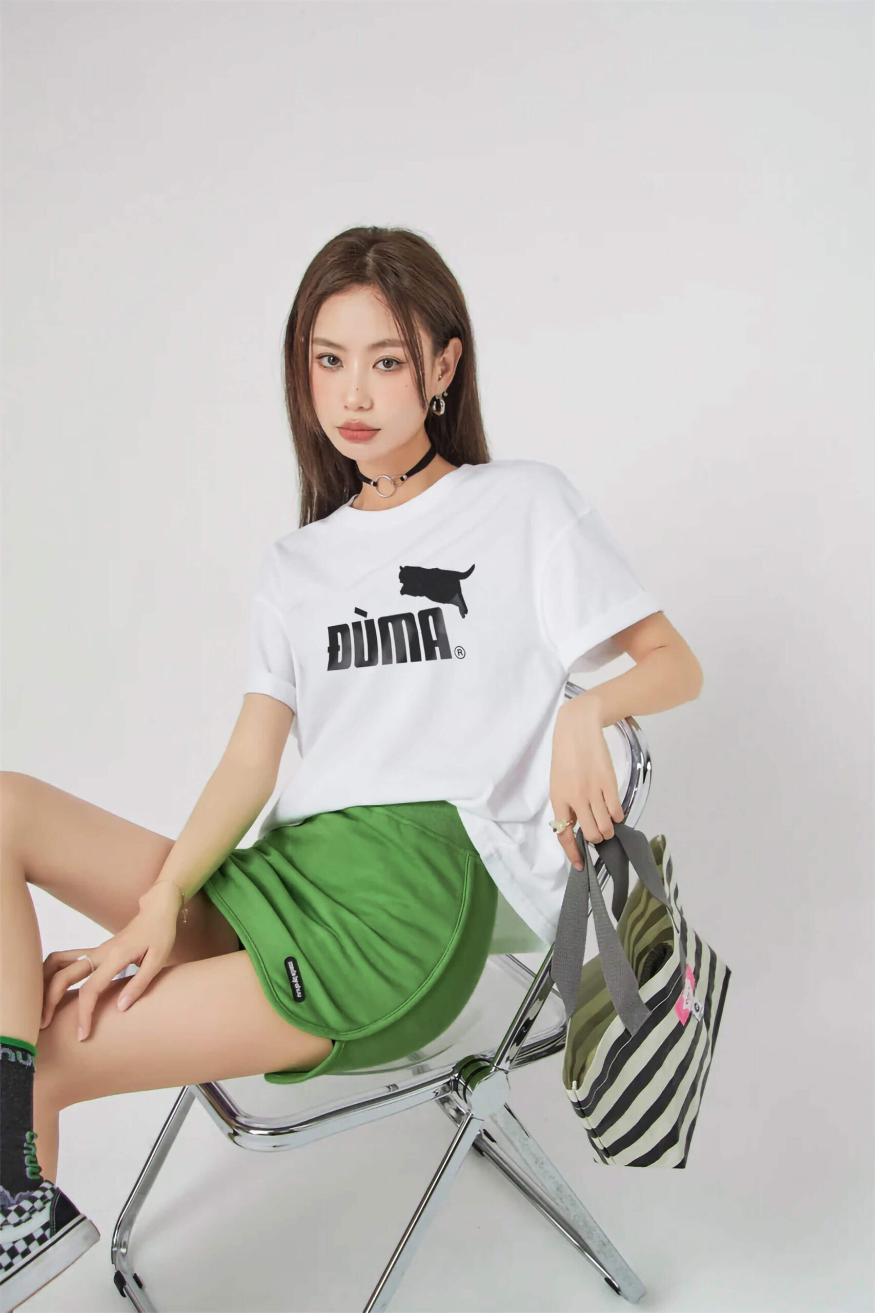 Áo phông Funny Logo: Duma Cotton 100% cho nam / nữ / unisex by The Runaway - Ảnh 4