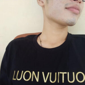 Áo phông Funny Logo:  Luonvuituoi (luôn vui tươi) 100% Cotton cho Nam/ Nữ by The Runaway - Ảnh 3