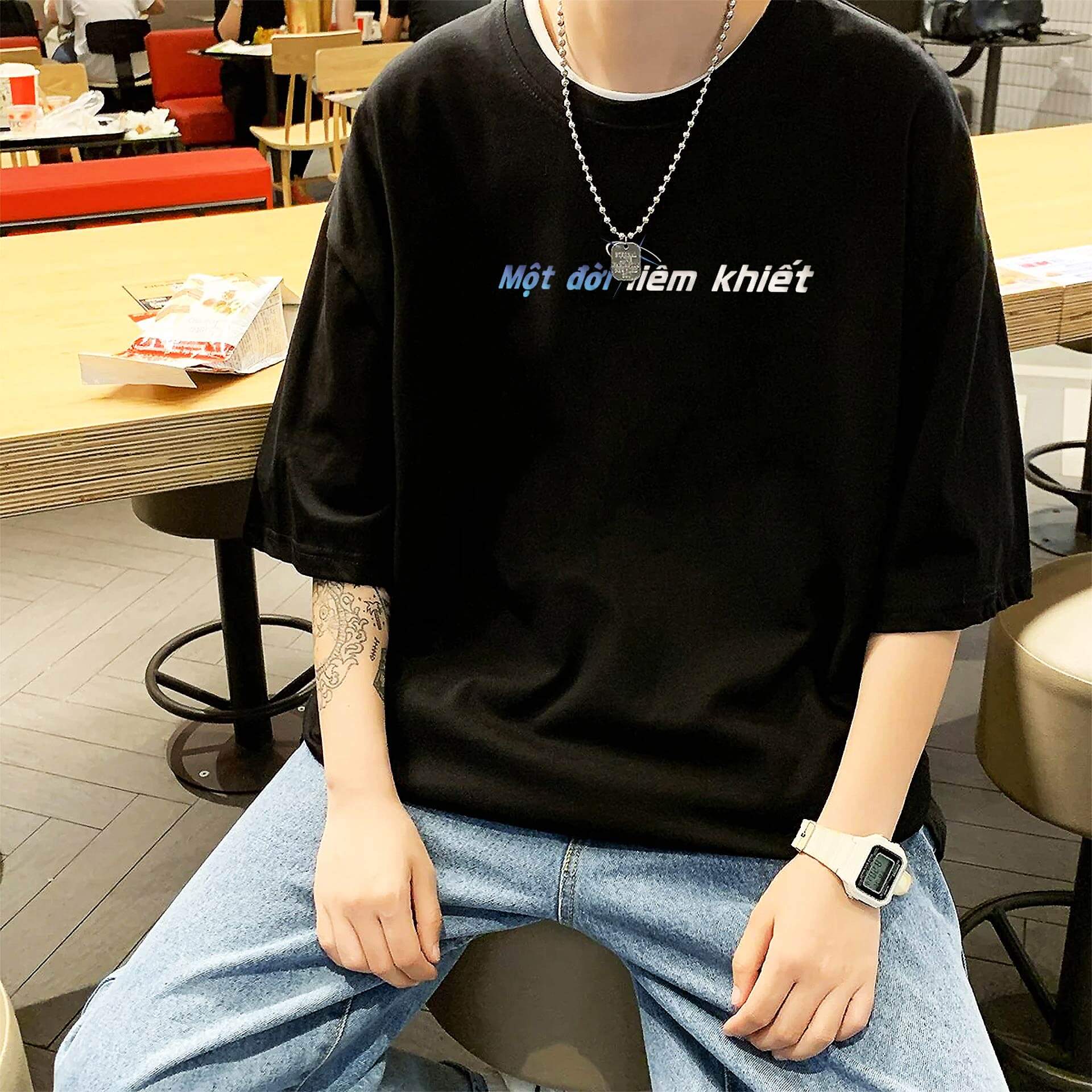 Áo phông Funny Logo: Một đời Liêm Khiết cho nam/ nữ cotton 100% by The Runaway - Ảnh 5