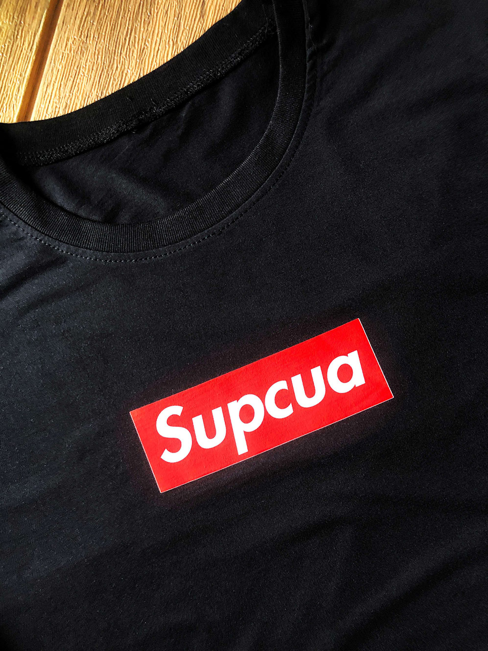 Áo phông Funny Logo: Supcua Cotton 100% cho nam / nữ / unisex by The Runaway - Ảnh 9