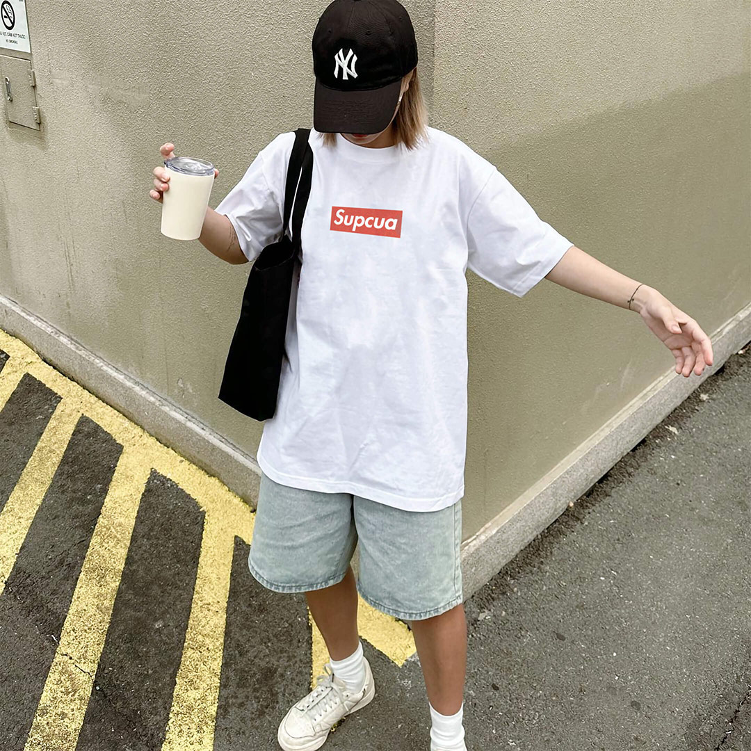 Áo phông Funny Logo: Supcua Cotton 100% cho nam / nữ / unisex by The Runaway - Ảnh 7