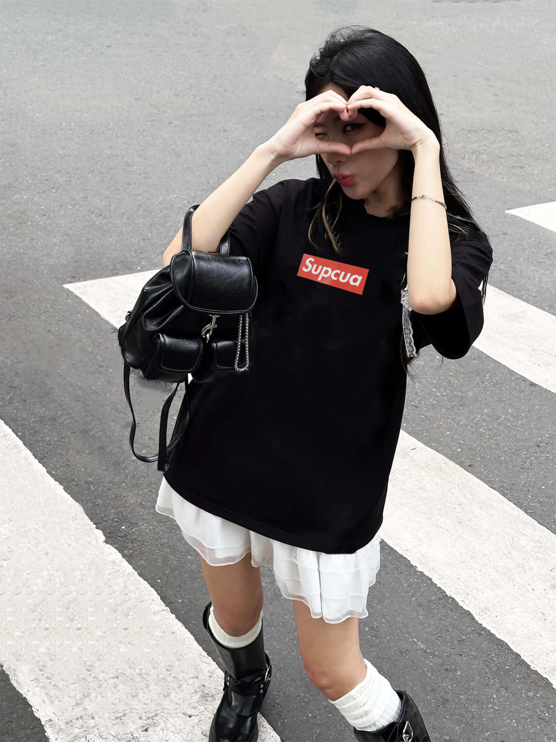 Áo phông Funny Logo: Supcua Cotton 100% cho nam / nữ / unisex by The Runaway - Ảnh 2
