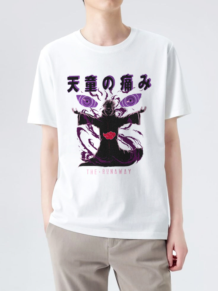 Áo phông Naruto: Pain Collection Cotton 100% cho Nam / Nữ form xuông by The Runaway - Ảnh 6