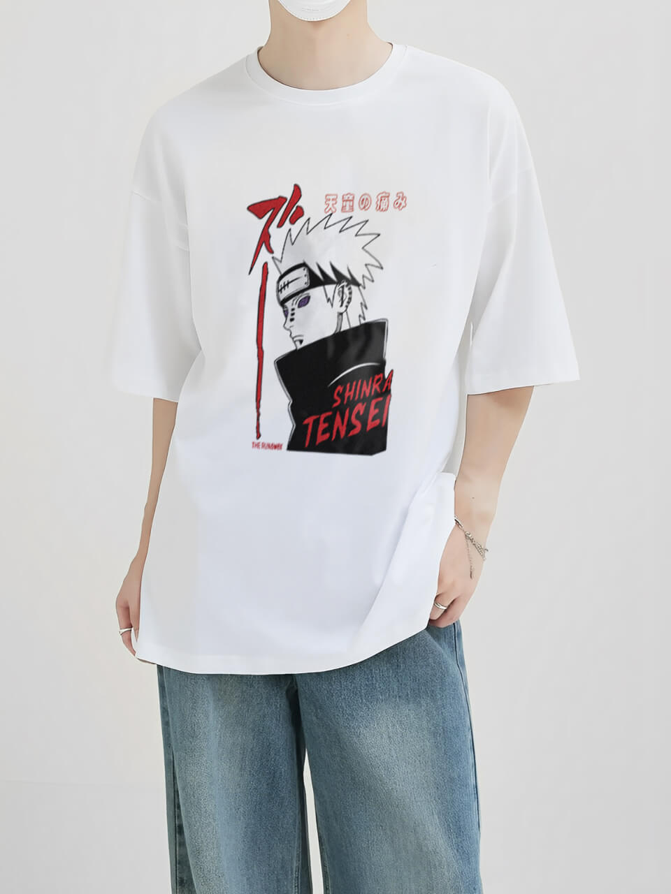 Áo phông Naruto: Pain Collection Cotton 100% cho Nam / Nữ form xuông by The Runaway - Ảnh 3