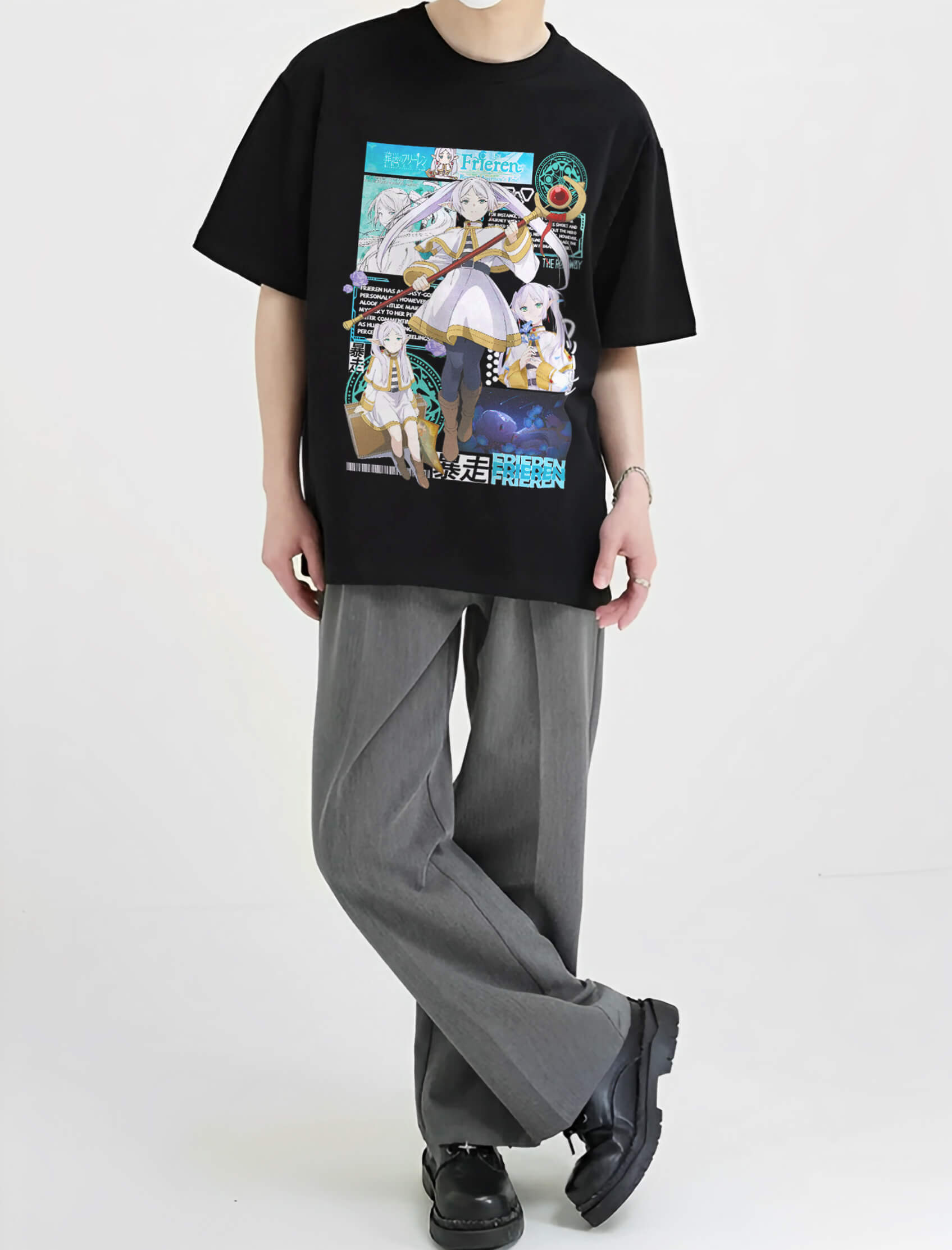 Áo phông Sousou No Frieren: Frieren Maximum 100% Cotton Nam / Nữ by The Runaway - Ảnh 7