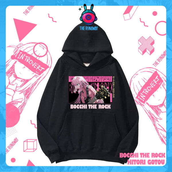 Áo Hoodie Bocchi The Rock: Hitori Gotoh Nỉ Bông Premium 100% cho Nam/ Nữ by The Runaway - Ảnh 4