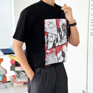 Áo phông Naruto: Jiraiya Collage 100% Cotton Nam / Nữ by The Runaway - Ảnh 3