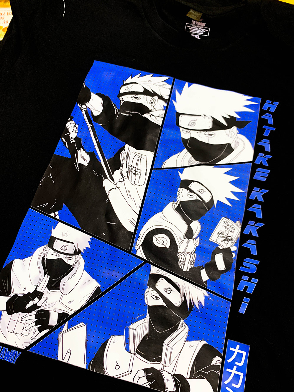 Áo phông Naruto: Kakashi Collage 100% Cotton Nam / Nữ by The Runaway - Ảnh 7