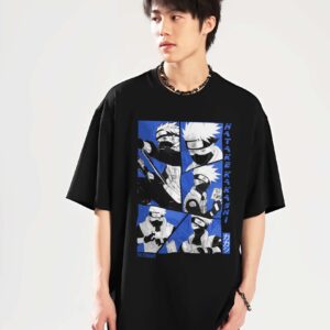 Áo phông Naruto: Kakashi Collage 100% Cotton Nam / Nữ by The Runaway - Ảnh 5