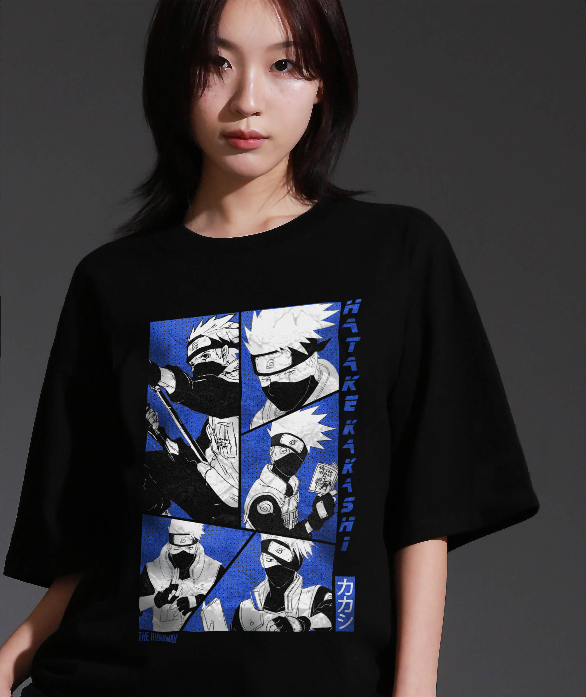 Áo phông Naruto: Kakashi Collage 100% Cotton Nam / Nữ by The Runaway - Ảnh 3