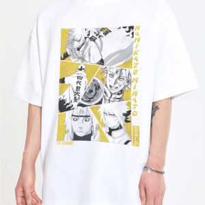 Áo phông Naruto:Minato Collage 100% Cotton Nam / Nữ by The Runaway - Ảnh 7