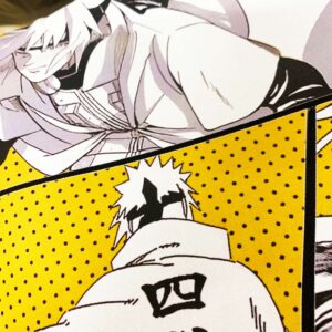 Áo phông Naruto:Minato Collage 100% Cotton Nam / Nữ by The Runaway - Ảnh 9